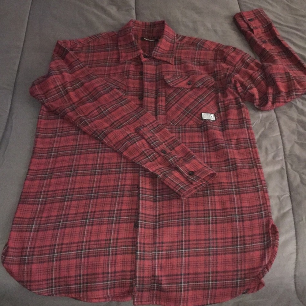 PINK DOLPHIN Flannel Shirt - Men’s Large